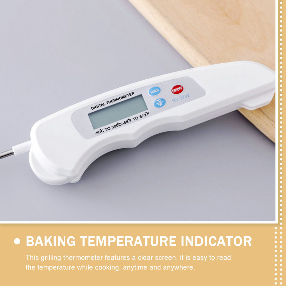 Folding Digital Kitchen Thermo - Camping Cooking Meat ulasan dan harga
