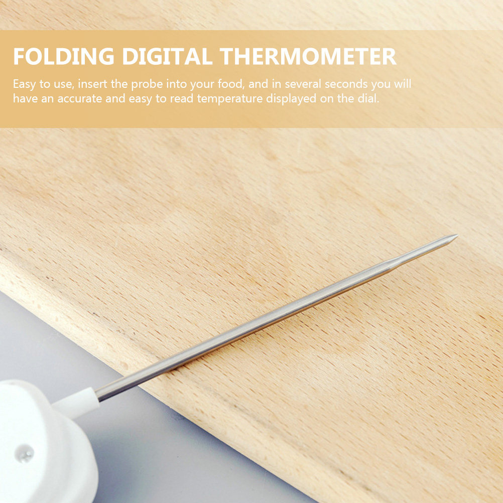 Folding Digital Kitchen Thermo - Camping Cooking Meat ulasan dan harga