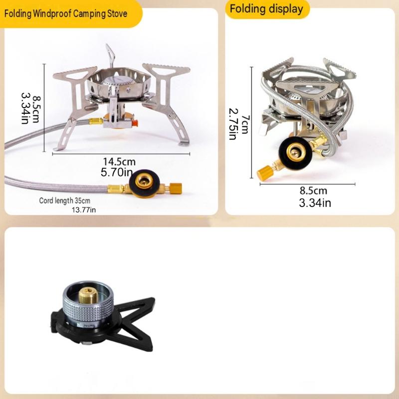   Outdoor Cooking Gas Stove wi - Camping No Cooking Meals ulasan dan harga