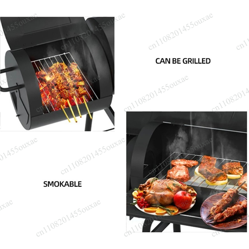Double Sided Large Charcoal BB - Camping Double Cooking Stove ulasan dan harga