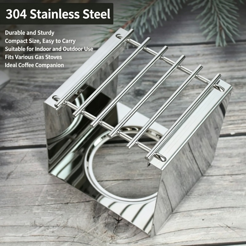 Stainless Steel Square Coffee  - Camping Cooking Gear ulasan dan harga