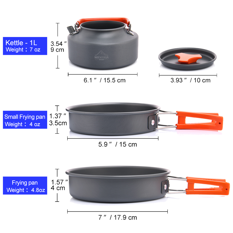 Widesea Camping Outdoor Cookwa - Camping Cooking Kits ulasan dan harga