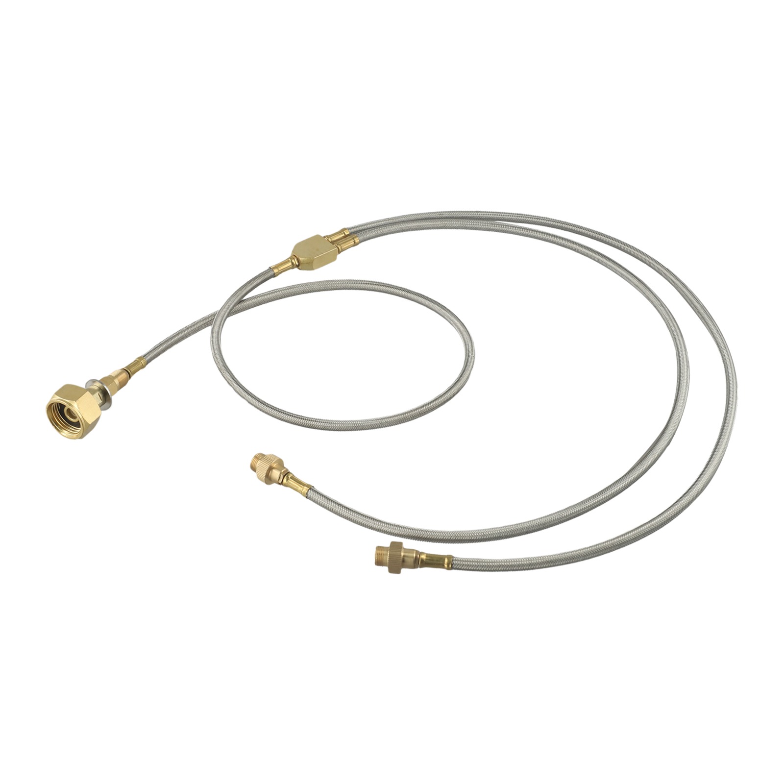 Double-Headed Brass Gas Line f - Camping Double Cooking Stove ulasan dan harga