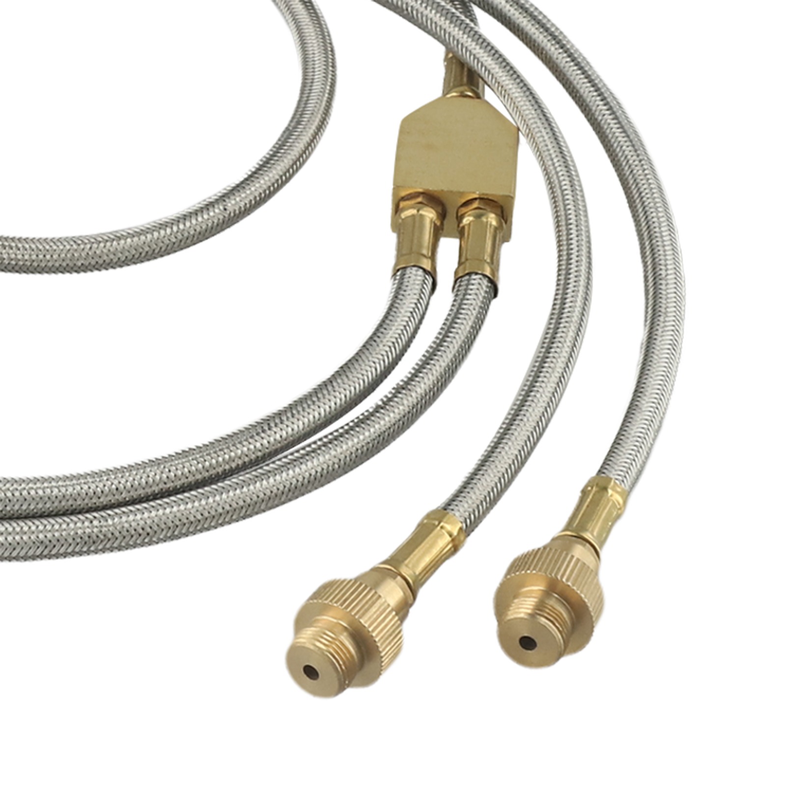 Double-Headed Brass Gas Line f - Camping Double Cooking Stove ulasan dan harga