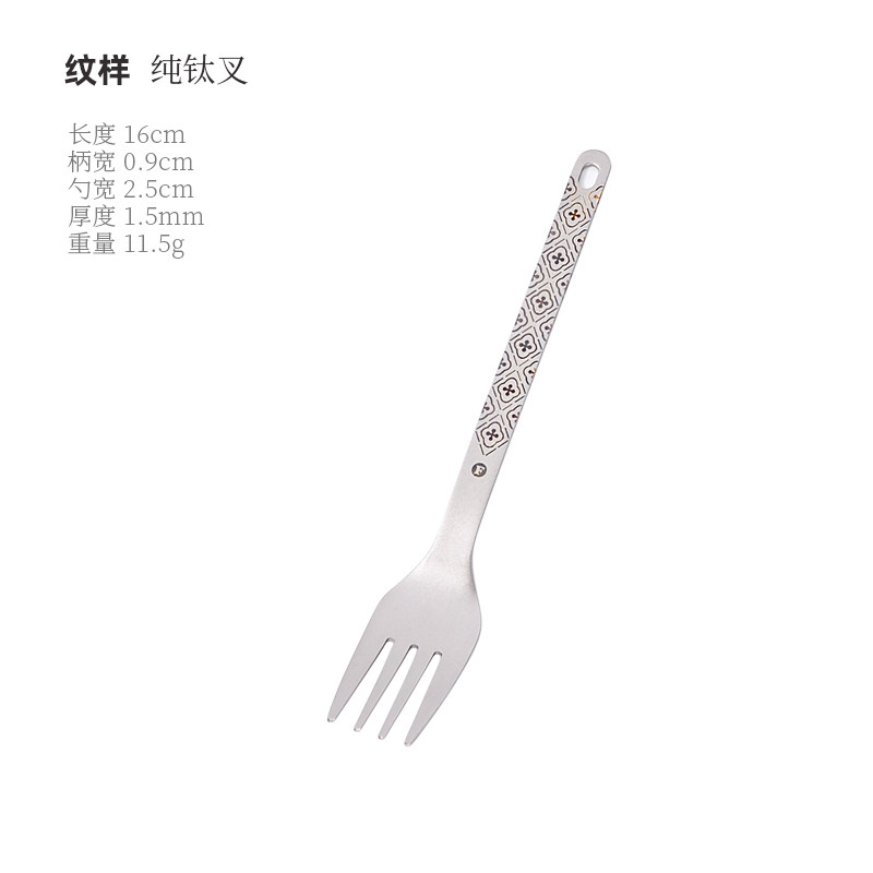 Outdoor Pure Titanium Fork and - Camping No Cooking Meals ulasan dan harga