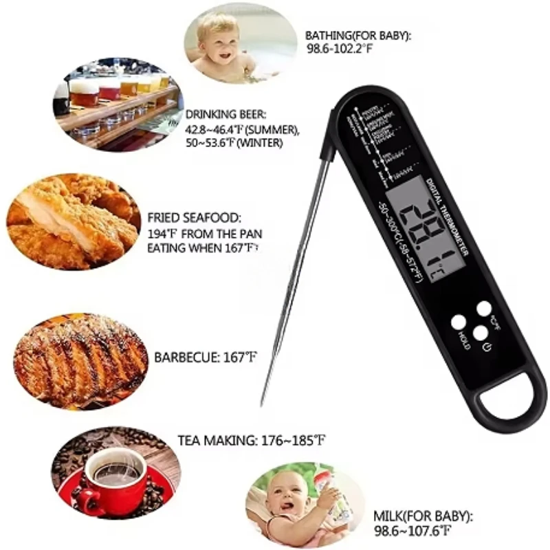 Meat Thermometer Digital, Inst - Meat Thermometer Camp ulasan dan harga