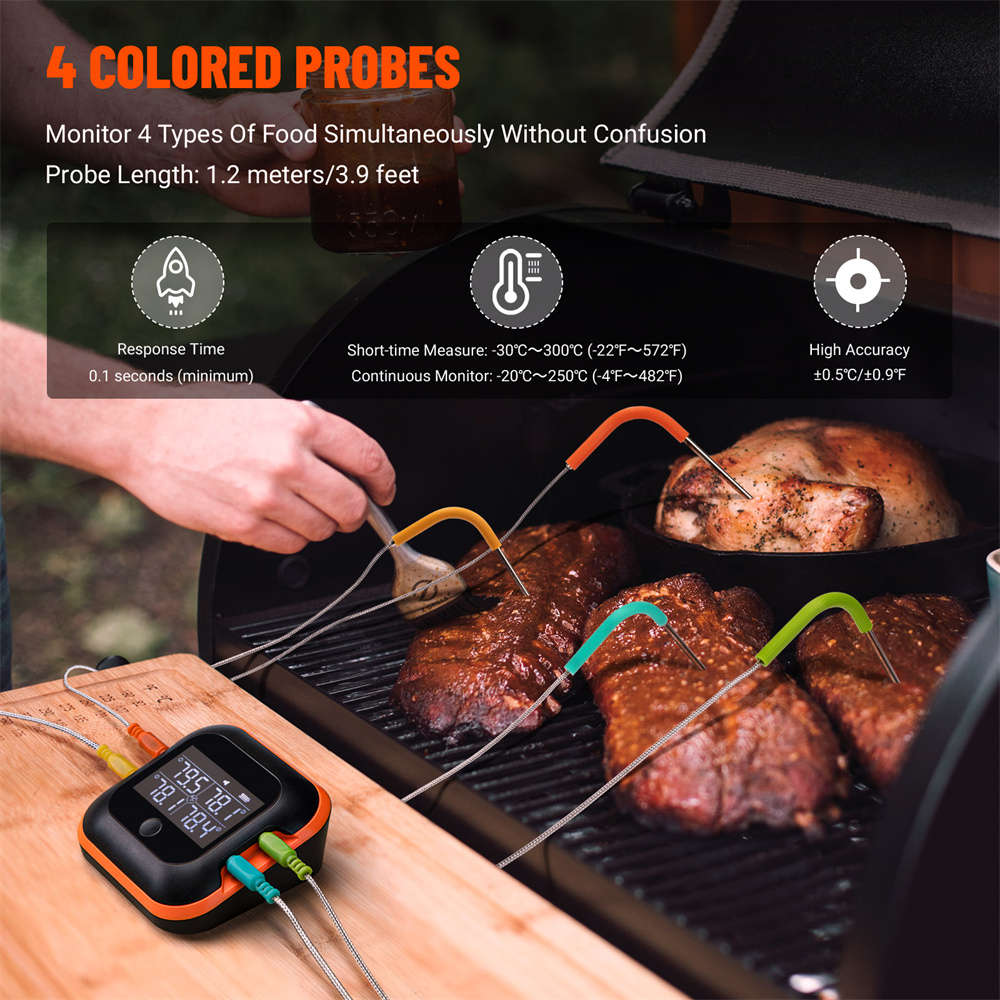 INKBIRD Bluetooth Meat Thermom - Meat Thermometer Camp ulasan dan harga