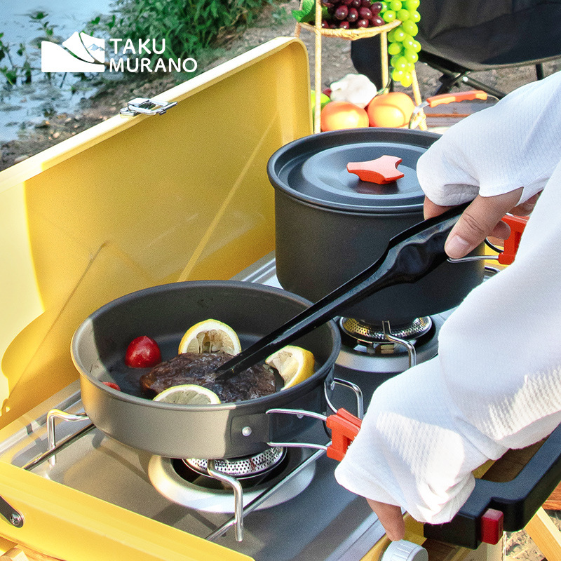 Camping Cookware Set Outdoor C - Camping Cooking Kits ulasan dan harga