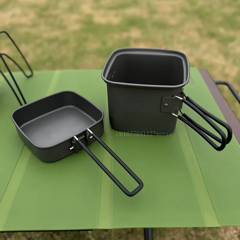 Outdoor Camping Folding Pot Po - Camping No Cooking Meals ulasan dan harga