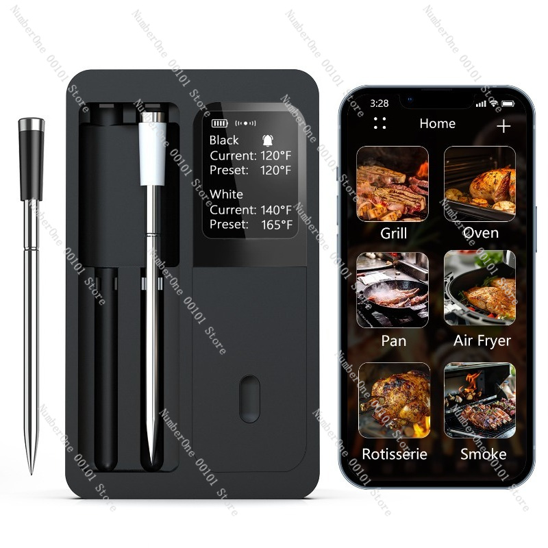 Wireless Bluetooth Meat Thermo - Meat Thermometer Camp ulasan dan harga