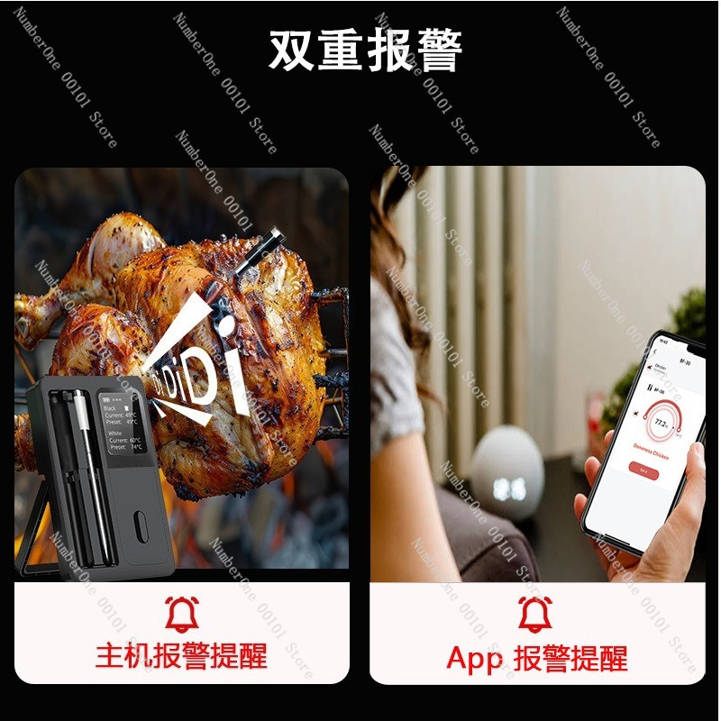 Wireless Bluetooth Meat Thermo - Meat Thermometer Camp ulasan dan harga
