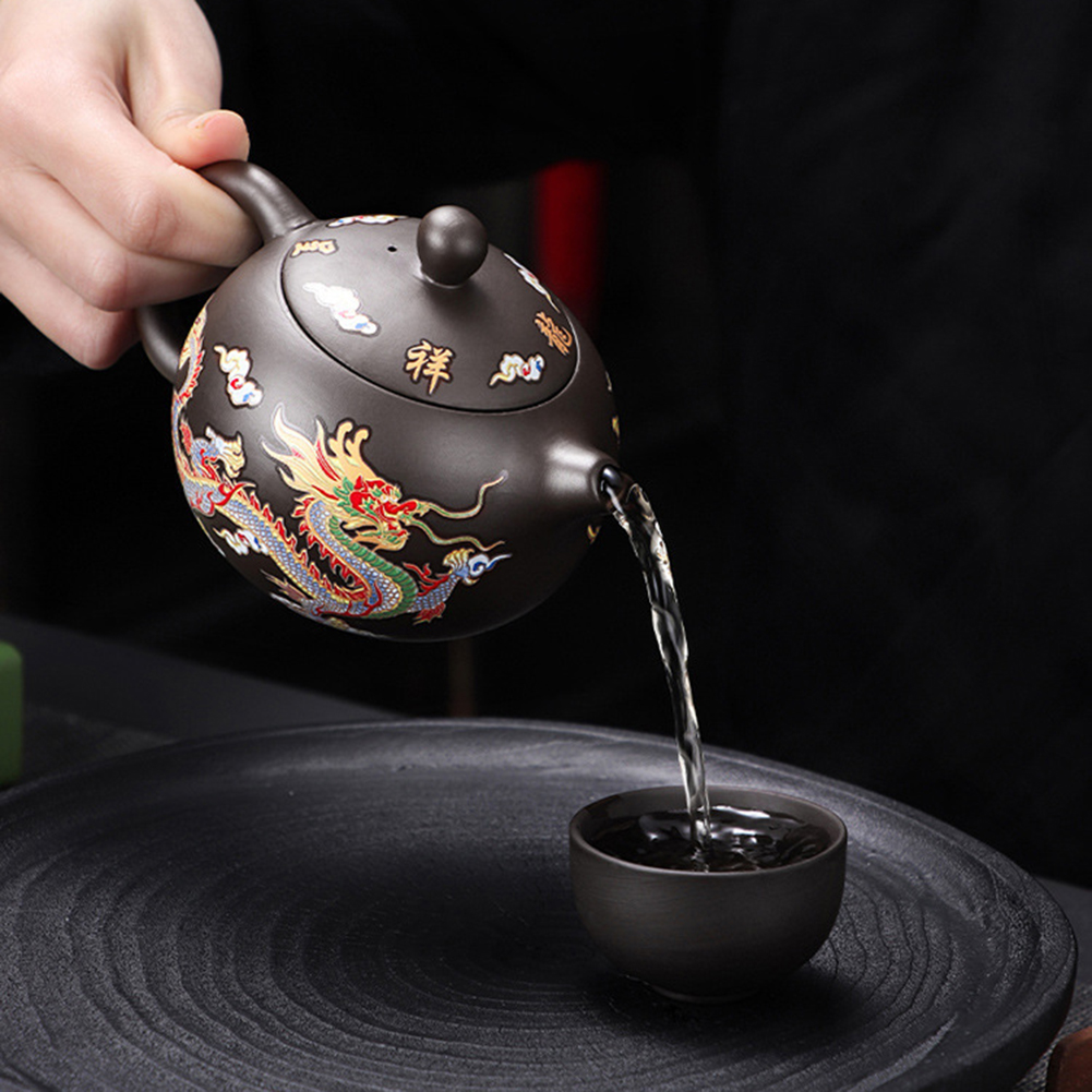 135-350ml Dragon Teapot Chines - Camping Cooking Gear ulasan dan harga