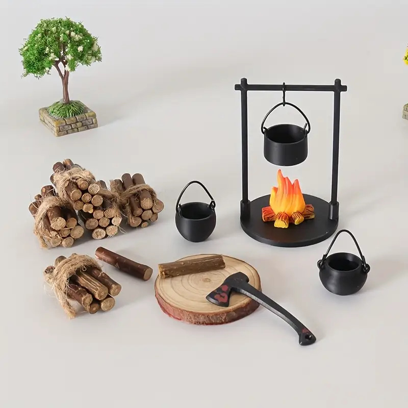 Mini Campfire Hanging Stove Po - Camping Cooking Gear ulasan dan harga
