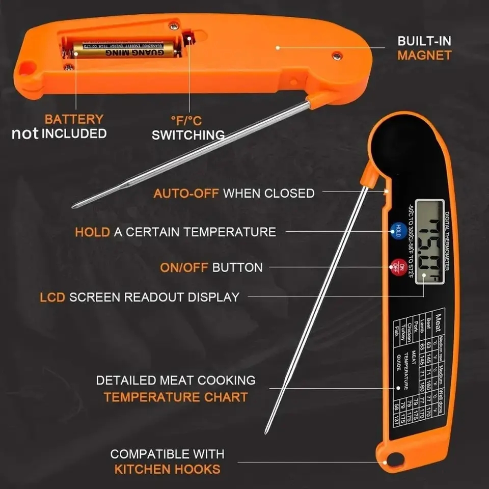 Waterproof Digital Kitchen Foo - Camping Cooking Meat ulasan dan harga