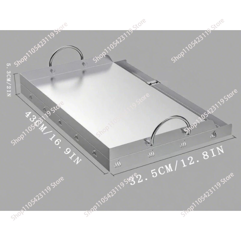 Stainless Steel Griddle BBQ To - Camping Cooking Flat Top ulasan dan harga