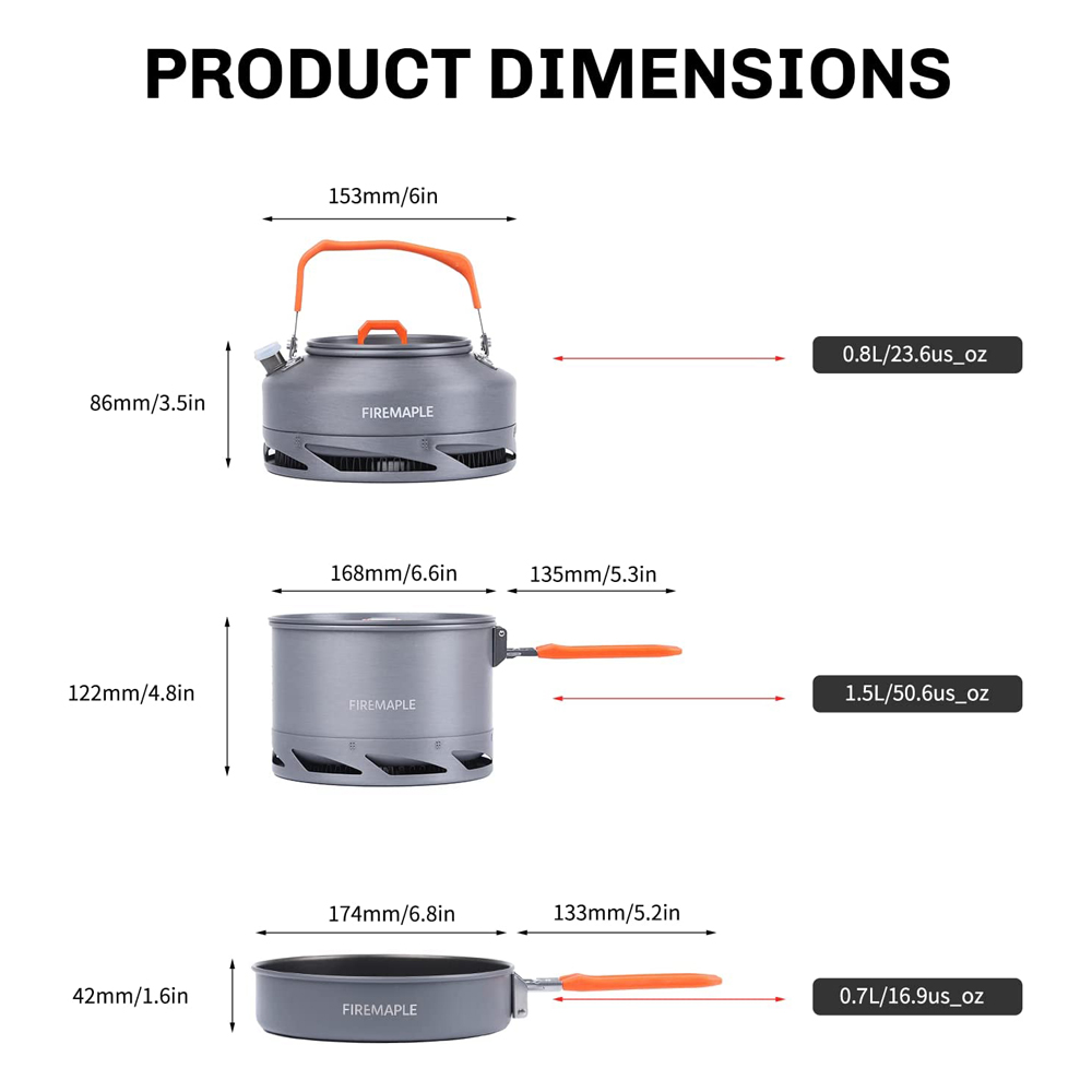 Fire Maple Camping Cookware Ut - Camping Cooking Books ulasan dan harga