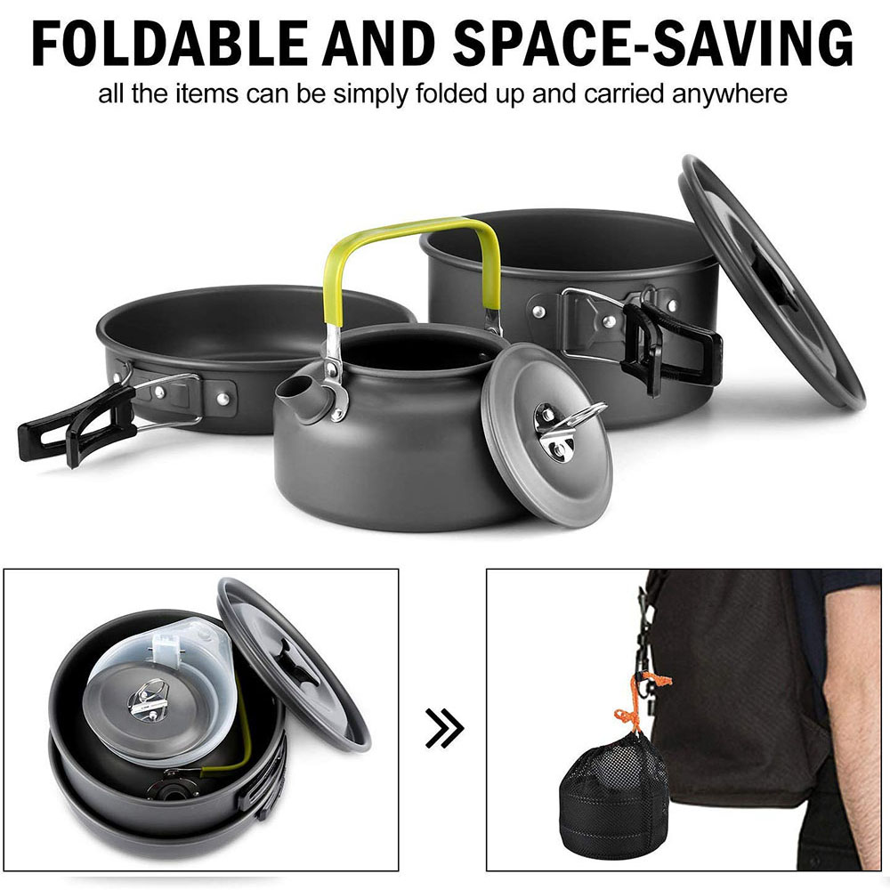 Outdoor Camping Cookware Set M - Camping Cooking Books ulasan dan harga