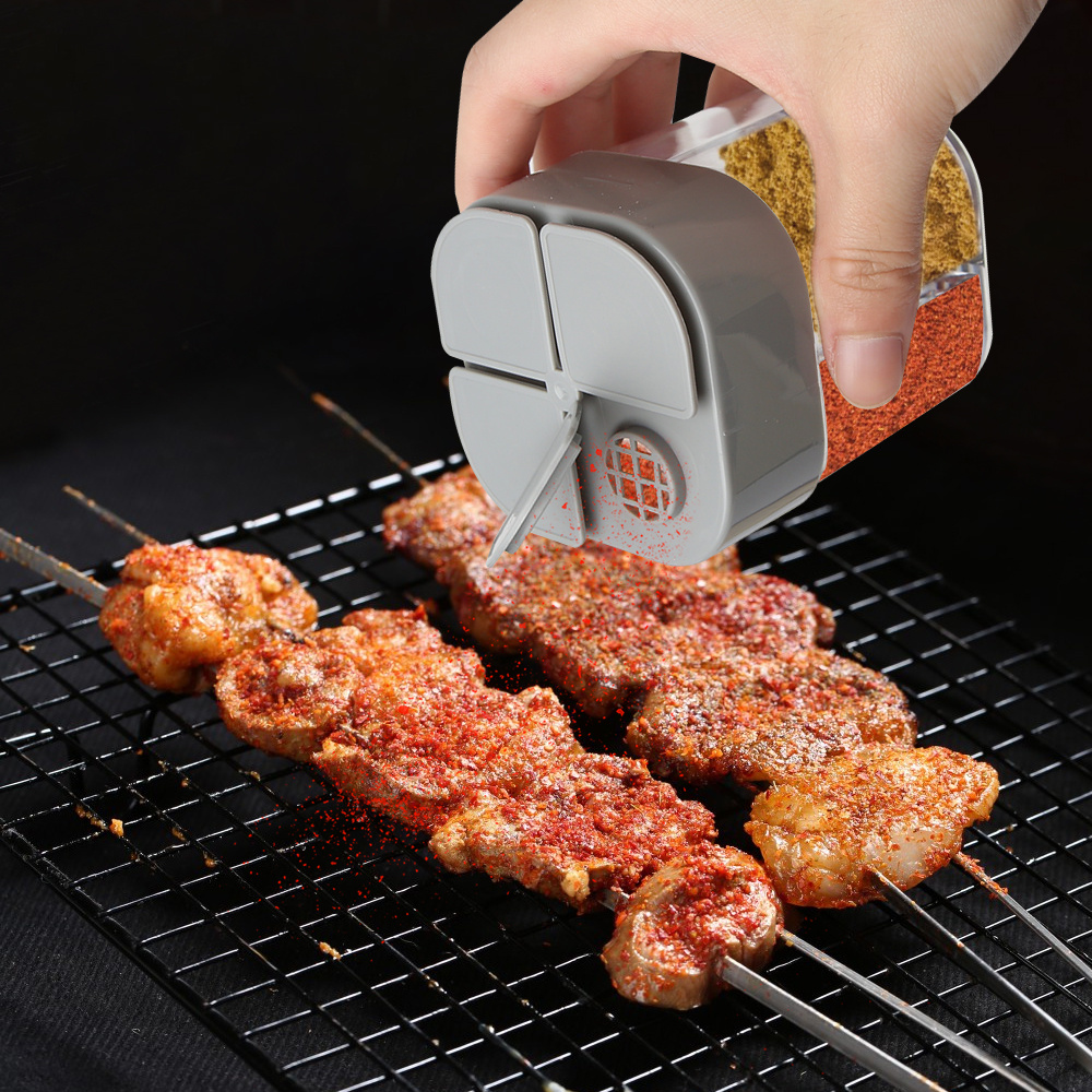 4in1 Camping Seasoning Shaker  - Camping Cooking Container ulasan dan harga