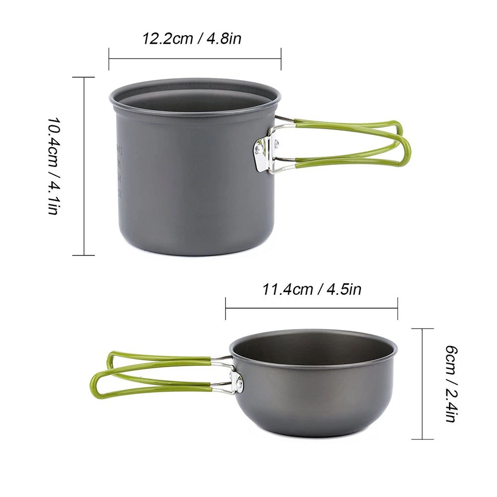 Camping Cookware Kit with Stov - Camping Cooking Roll ulasan dan harga