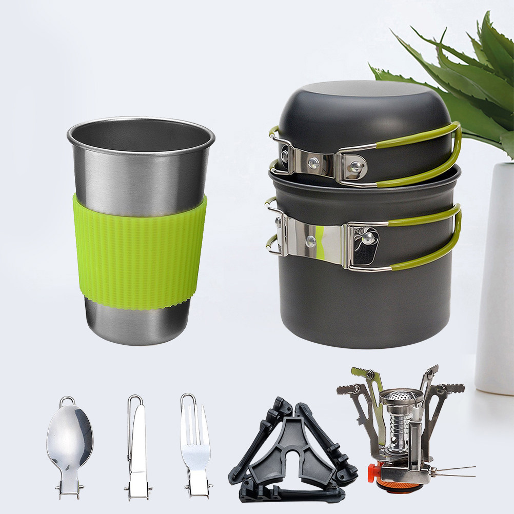 Outdoor Camping Cookware Set L - Camping Cooking Kits ulasan dan harga