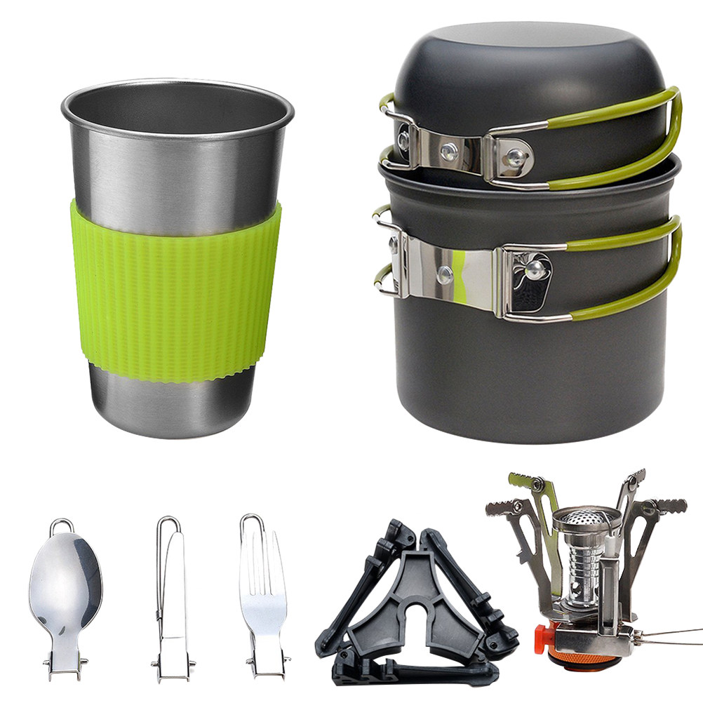 Outdoor Camping Cookware Set L - Camping Cooking Kits ulasan dan harga